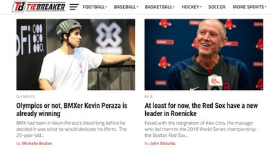 Peraza Olympic Feature on TieBreaker