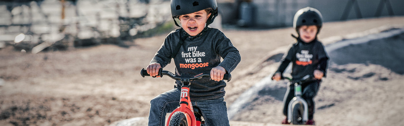 Kids BMX bicycles by Mongoose.