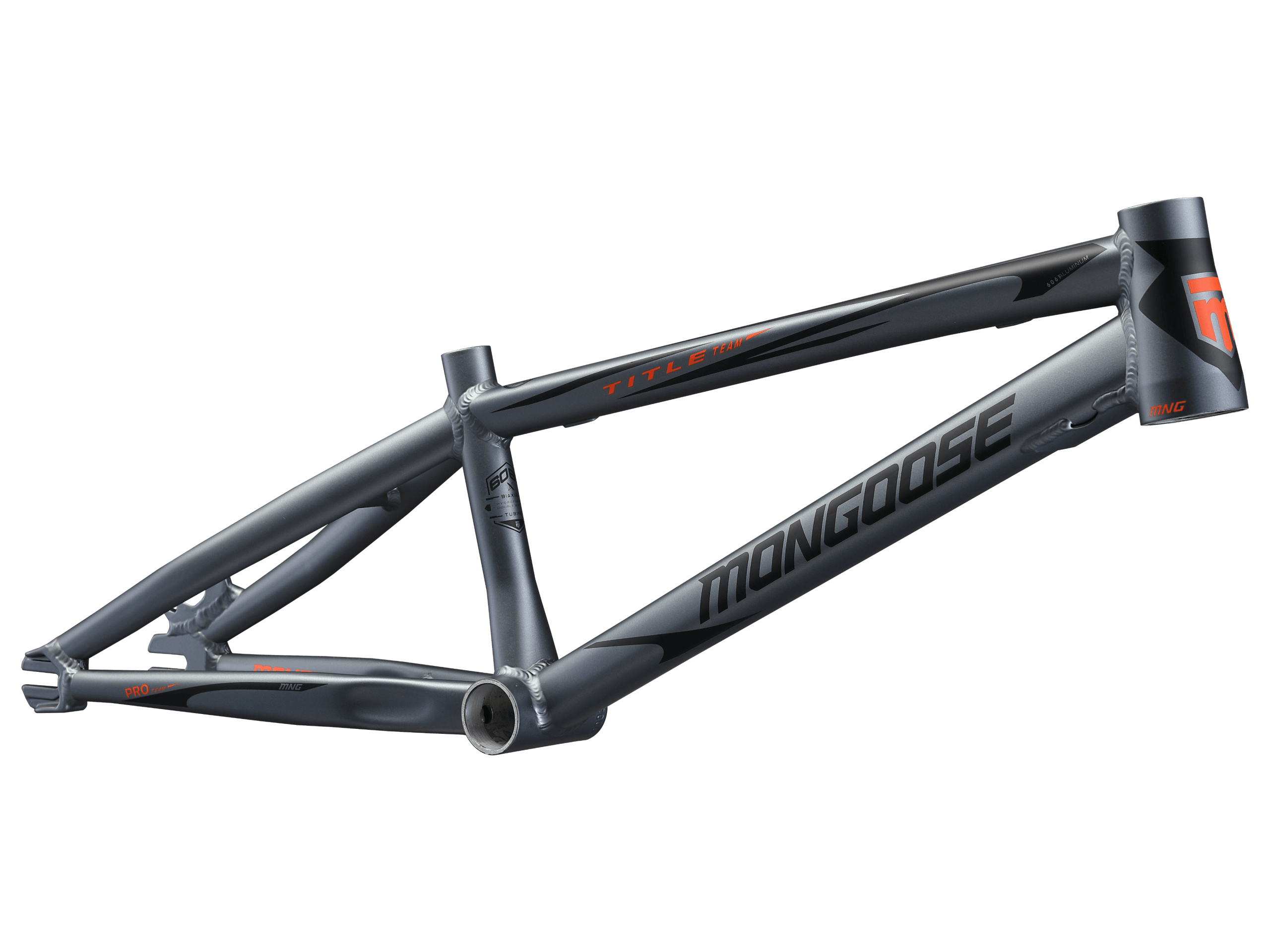 Title Team Pro Frame | Gray BMX Style | Adult Bike Frame