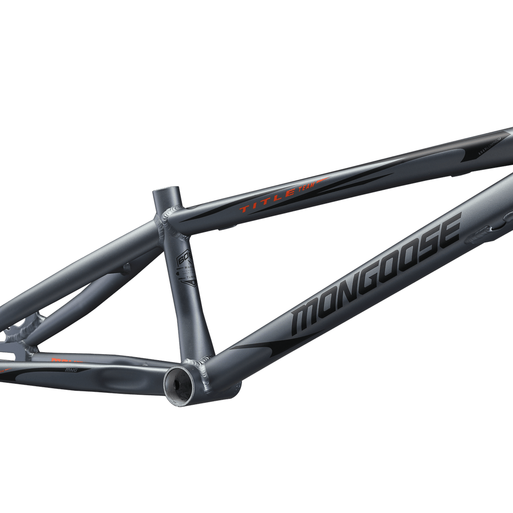 Title Team Pro Frame Gray BMX Style Adult Bike Frame Mongoose