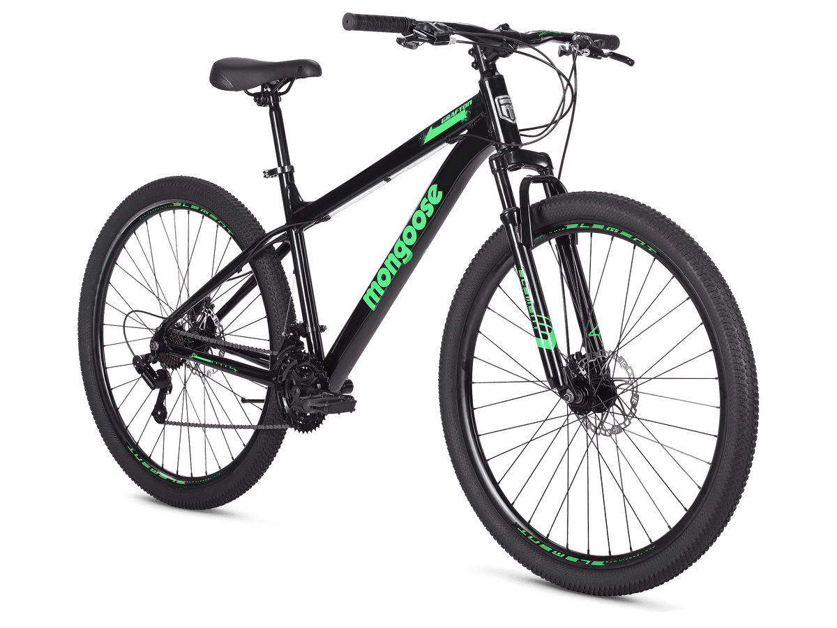 Mongoose Grafton Mountain Bike, 29- Inch Wheel, 21 Speed, Black