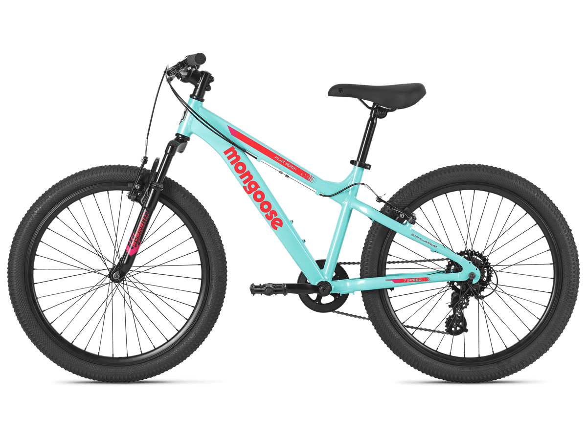 rock mountainbike Mongoose Flatrock Mountain Bike, 24 Inch Wheels, Ages 10-15, Orange