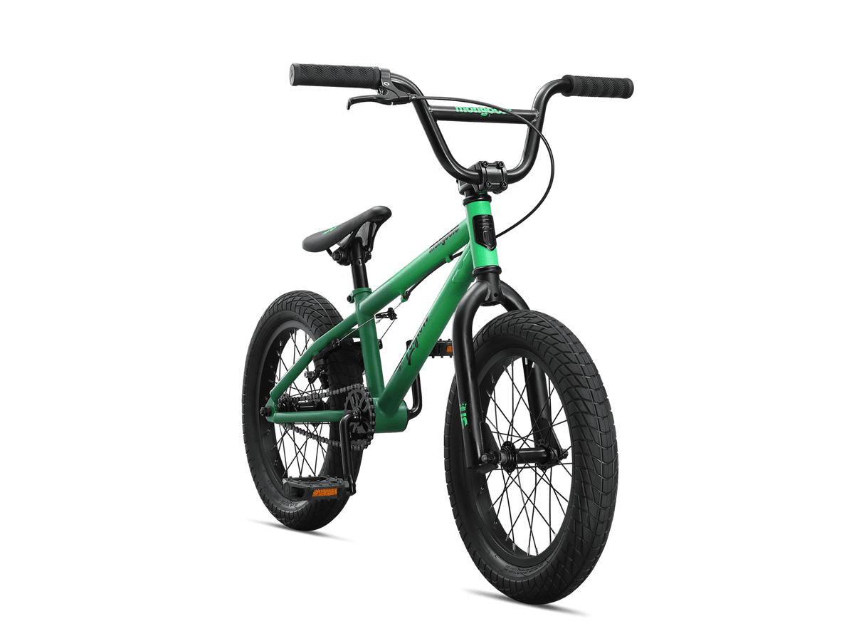 Mongoose Legion Kids Freestyle BMX Bike 16 inch Wheels Green