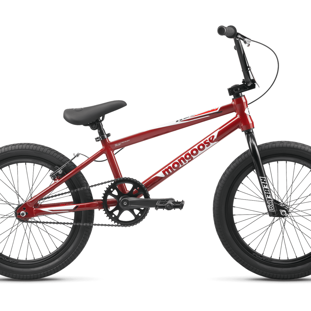Mongoose Rebel RS1 Kids Unisex 20-in. BMX Bike, Red