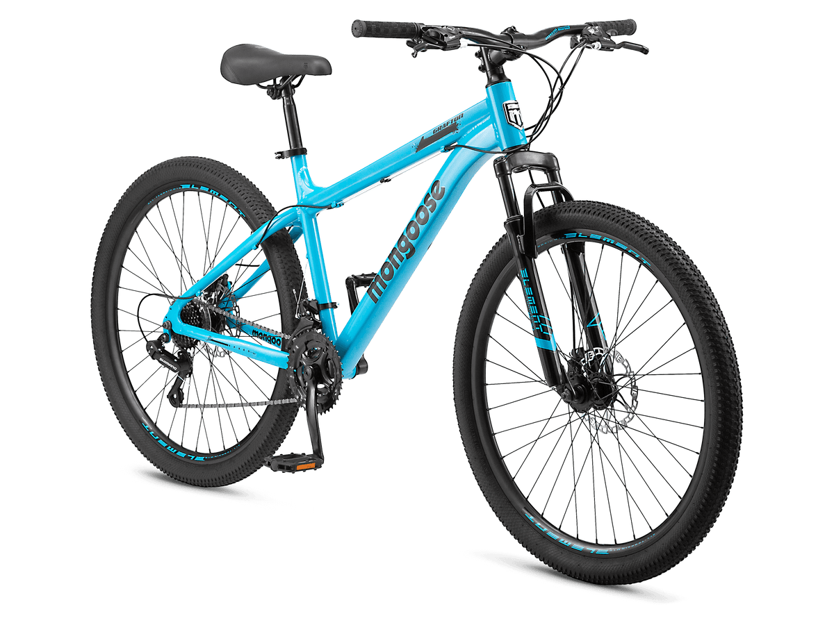 27 5 mountainbike Mongoose 27.5 in. Grafton Mountain Bike, 21-Speed, Blue