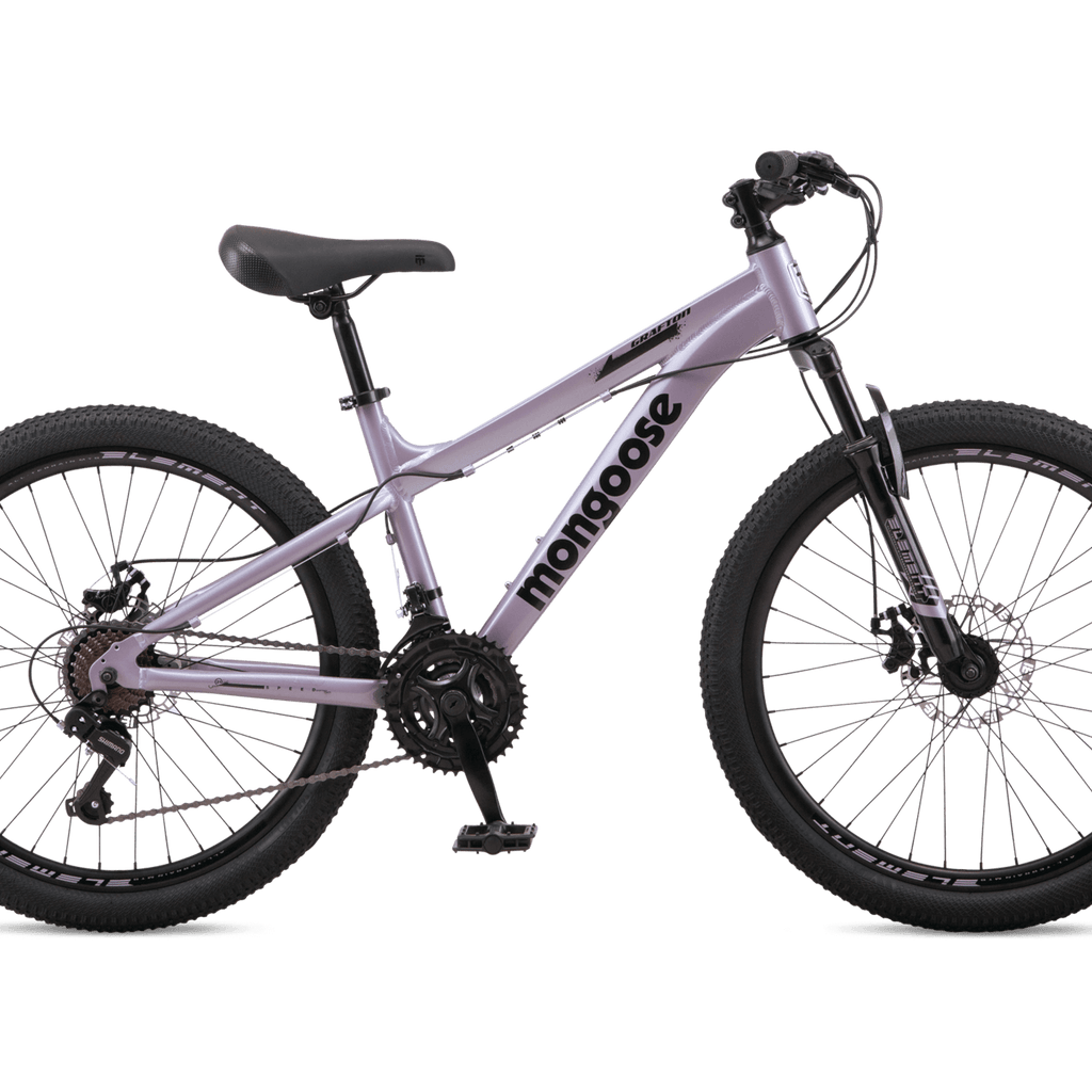 White and purple mongoose mountain bike cheap