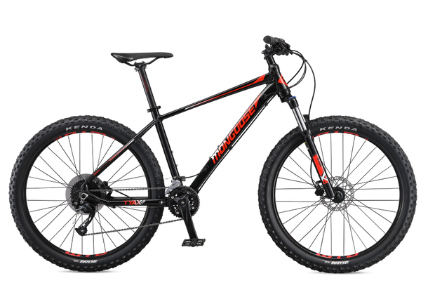 Red and 2024 black mongoose bike
