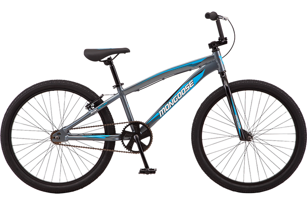 Black and blue mongoose top bmx